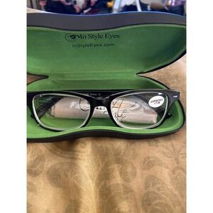 In Style Eyes High Power Magnification Reading Glasses, Classic Rectangle Frames